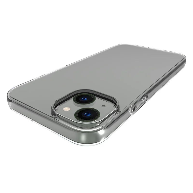 Für iPhone 14 Plus 6,7 Zoll Kratzfeste Transparente Flexible TPU Handytasche Schutzhülle