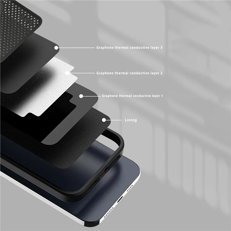 X-LEVEL Magic Magnets II Series Heat-reducing Case for iPhone 13 Pro Max 6.7 inch Compatible with MagSafe Wireless Charging, Hard PC Soft TPU Breathable Hollow Cellular Hole Cover - Wine Red