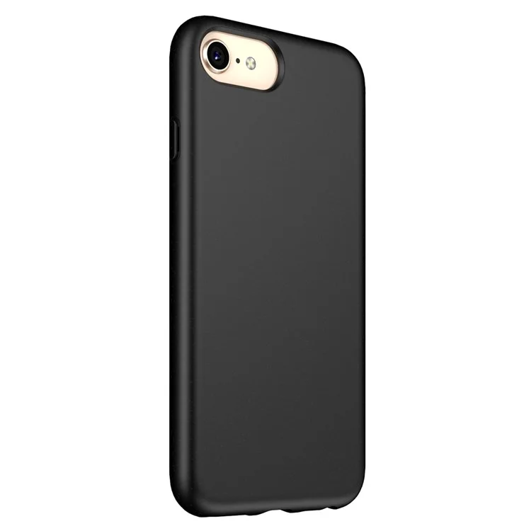Чехол из мягкого ТПУ для iPhone 7 / 8 4.7 дюйма / SE (2020) / SE (2022) - серия «Звездное небо», ударопрочный, биоразлагаемый, из пшеничной соломы, с матовой задней крышкой - черный