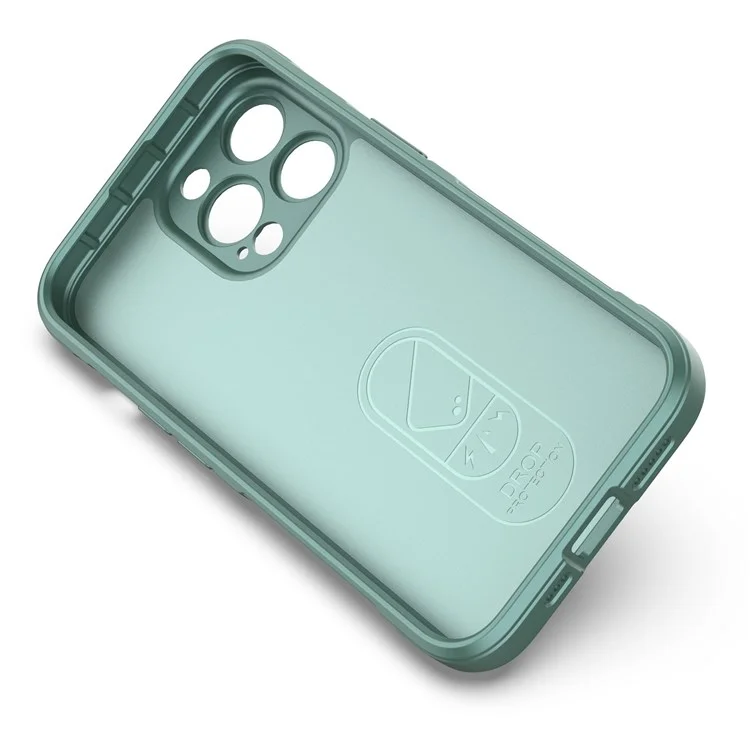 Para iPhone 13 Pro 6.1 polegadas Anti-queda Capa Traseira Reforçada Macia de TPU Protetor de Telefone - Verde