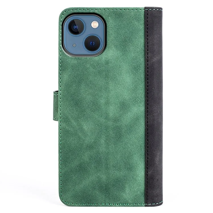 Для Iphone 14 6,1 Дюйма Pall Pression Design Design Design Case Case pu - Зеленый