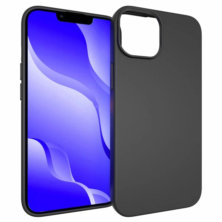 10pcs/pack Soft TPU Phone Protective Hülle Für Iphone 14 6,1 Zoll, Zweiseitige Matte Finish Anti-scratch-abdeckung - Schwarz