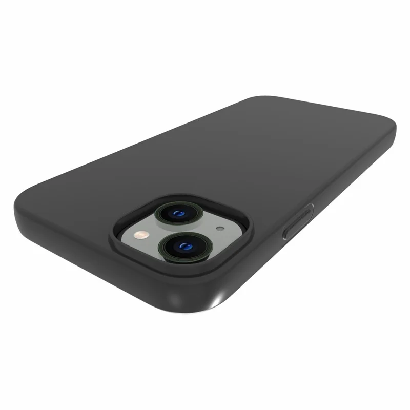 For iPhone 14 Plus 6.7 inch 10Pcs / Pack Dual-sided Matte Finish Soft TPU Phone Protective Case Drop-proof Cover - Black