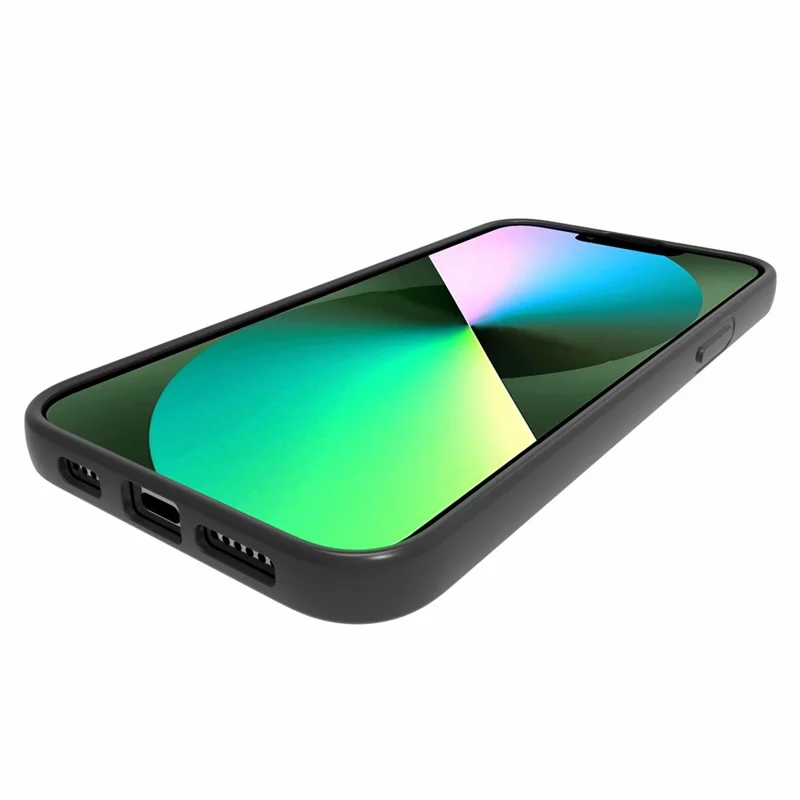 For iPhone 14 Plus 6.7 inch 10Pcs / Pack Dual-sided Matte Finish Soft TPU Phone Protective Case Drop-proof Cover - Black