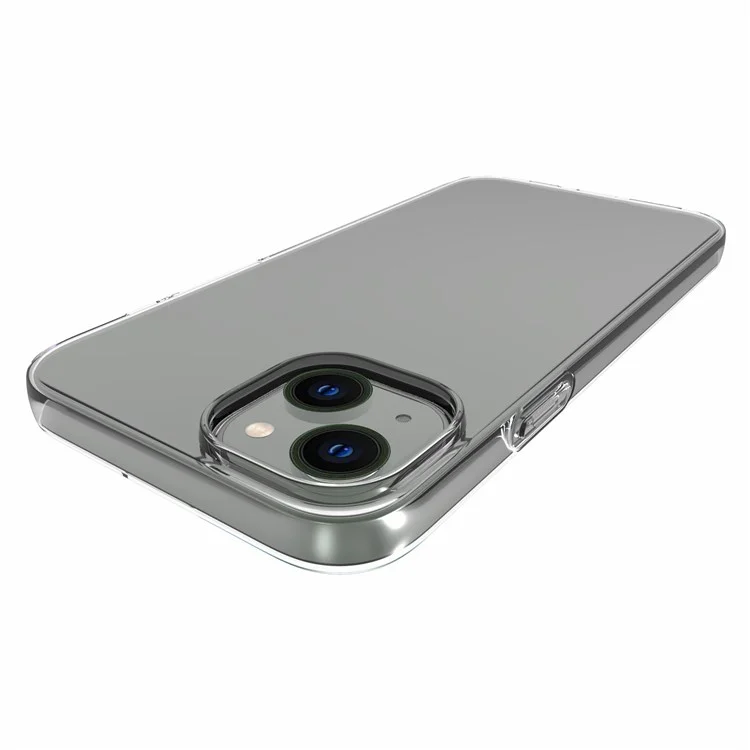 10Pcs / Pack Mobile Phone Cover for iPhone 14 Plus 6.7 inch, Clear TPU Phone Case Inner Watermark-Free Protective Cover