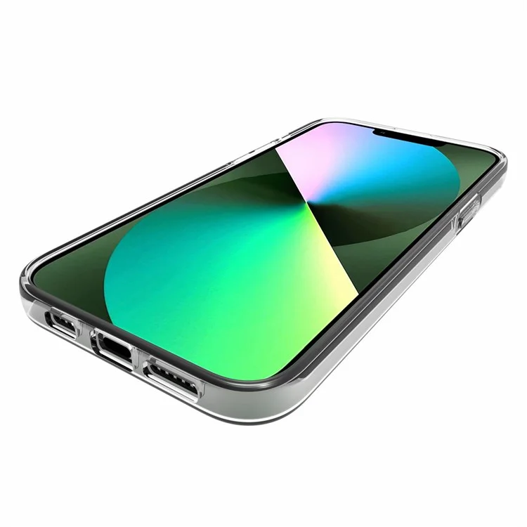 10Pcs / Pack Mobile Phone Cover for iPhone 14 Plus 6.7 inch, Clear TPU Phone Case Inner Watermark-Free Protective Cover