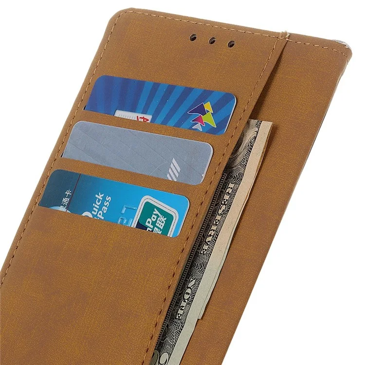 For iPhone 14 6.1 inch Wallet Phone Case PU Leather Stand Function Magnetic Folio Flip Folding Cover - Black