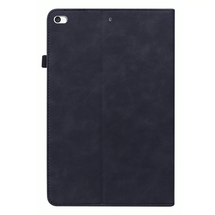 Pour iPad mini (2019) 7.9 pouces / iPad mini 4 / iPad mini 3 / iPad mini 2 / iPad mini Etui pour tablette de couleur unie avec poche zippée Housse de protection complète en cuir PU antichoc Support de portefeuille - Noir