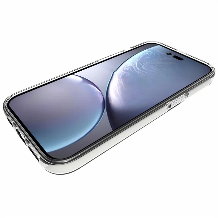 For iPhone 14 Pro 6.1 inch Light Thin Durable Inner Watermark-free Clear TPU Phone Case Soft Back Protector
