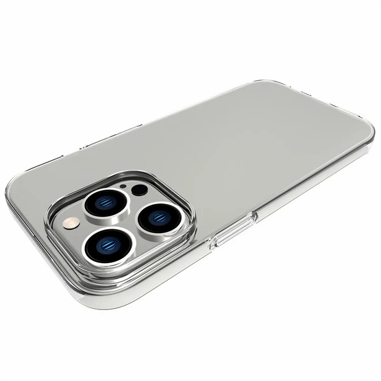 For iPhone 14 Pro 6.1 inch Light Thin Durable Inner Watermark-free Clear TPU Phone Case Soft Back Protector