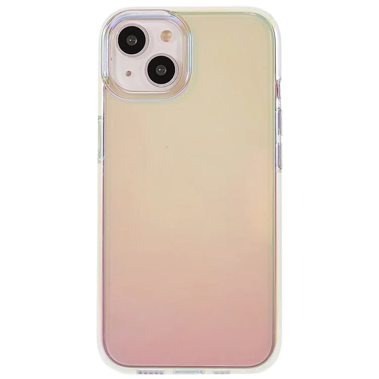 Pour IPhone 13 6,1 Pouces Électroplaste PC + TPU Hybrid Phone Case De Protection Anti-dépassement De Protection Anti-délai - Violet