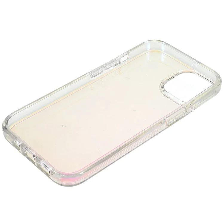Pour IPhone 13 6,1 Pouces Électroplaste PC + TPU Hybrid Phone Case De Protection Anti-dépassement De Protection Anti-délai - Violet