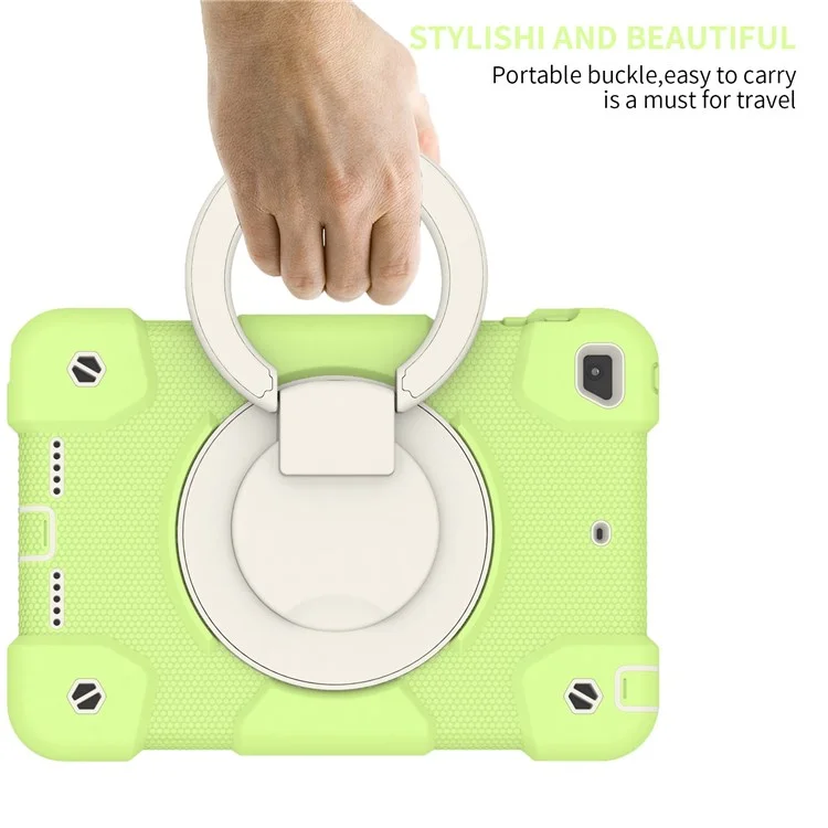 Support D'amortissement IPad Mini (2019) 7,9 Pouces / Mini 4 Couvercle De Tablette Avec Protection Contre Les Chutes D'angle Renforcé Avec Sangle D'épaule - Matcha Green