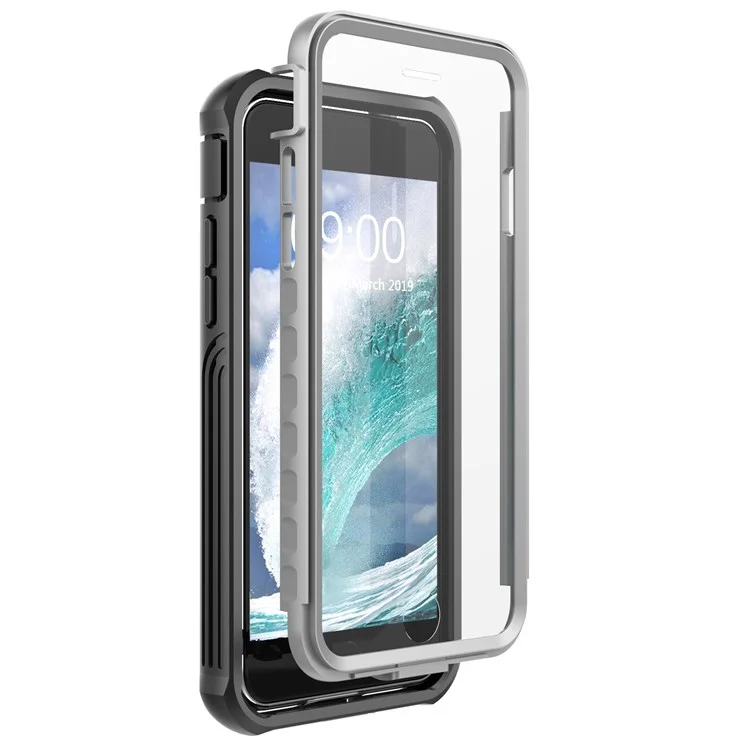 Pour IPhone SE (2022) / (2020) / IPhone 8/7/6s / 6 4,7 Pouces Protection Complète PC ANTI-DROP PC Téléphone Avec Protecteur D'écran De Compagnie