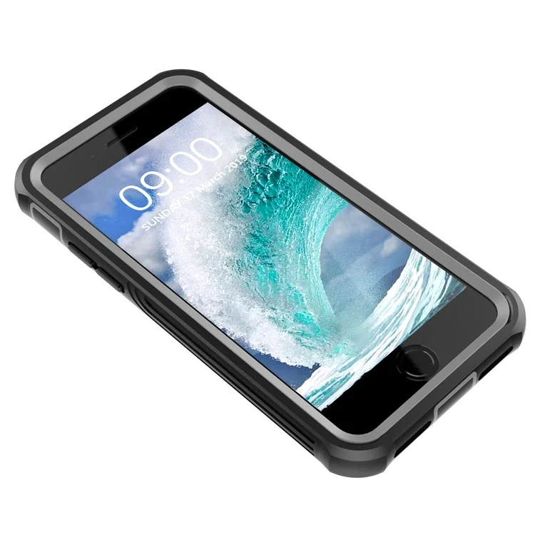 Pour IPhone SE (2022) / (2020) / IPhone 8/7/6s / 6 4,7 Pouces Protection Complète PC ANTI-DROP PC Téléphone Avec Protecteur D'écran De Compagnie