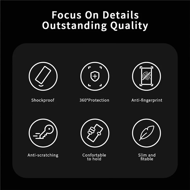 MOFI para iPhone 14 Pro Max 6,7 polegadas Capa de Telefone Slim Fit de Textura de Fibra de Carbono Suave TPU Superfície Escovada Anti-óleo - Preto