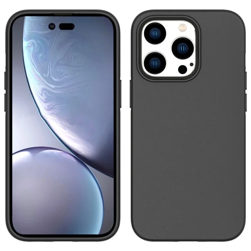 For iPhone 14 Pro 6.1 inch Anti-Scratch Soft TPU Cover Matte Finish Lightweight Phone Cover