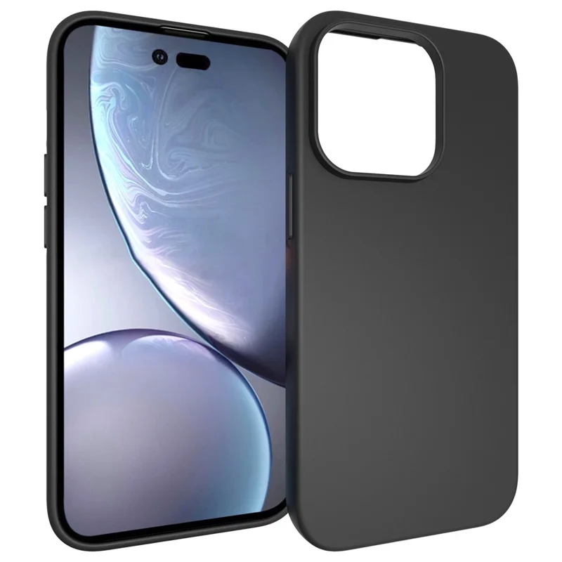 For iPhone 14 Pro 6.1 inch Anti-Scratch Soft TPU Cover Matte Finish Lightweight Phone Cover