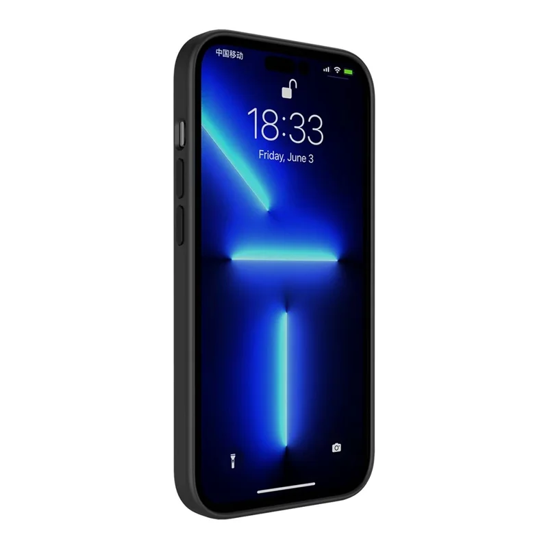 Para iPhone 14 Pro 6.1 polegadas Híbrido Rígido PC Macio Líquido Silicone Capa Resistente a Choques Forro de Microfibra Anti-Arranhões Capa de Telefone