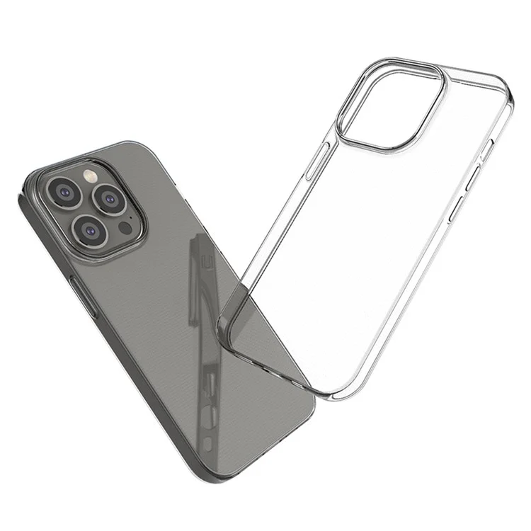 Pour Iphone 14 Pro 6,1 Pouces Case de Téléphone TPU Super Transparent 1,0 mm