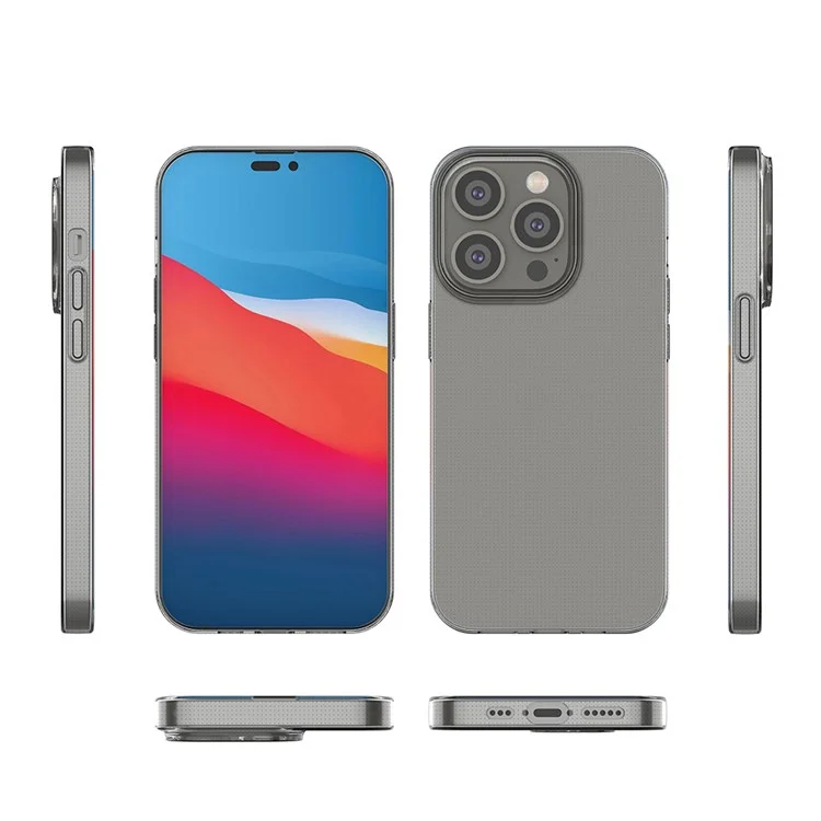 Pour Iphone 14 Pro 6,1 Pouces Case de Téléphone TPU Super Transparent 1,0 mm
