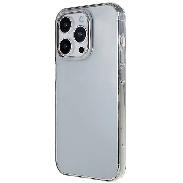Custodia Telefonica Anti-scratch Per Iphone 14 Pro Max 6,7 Pollici, HD Clear TPU Good Protection Phone Shell - Nero Trasparente