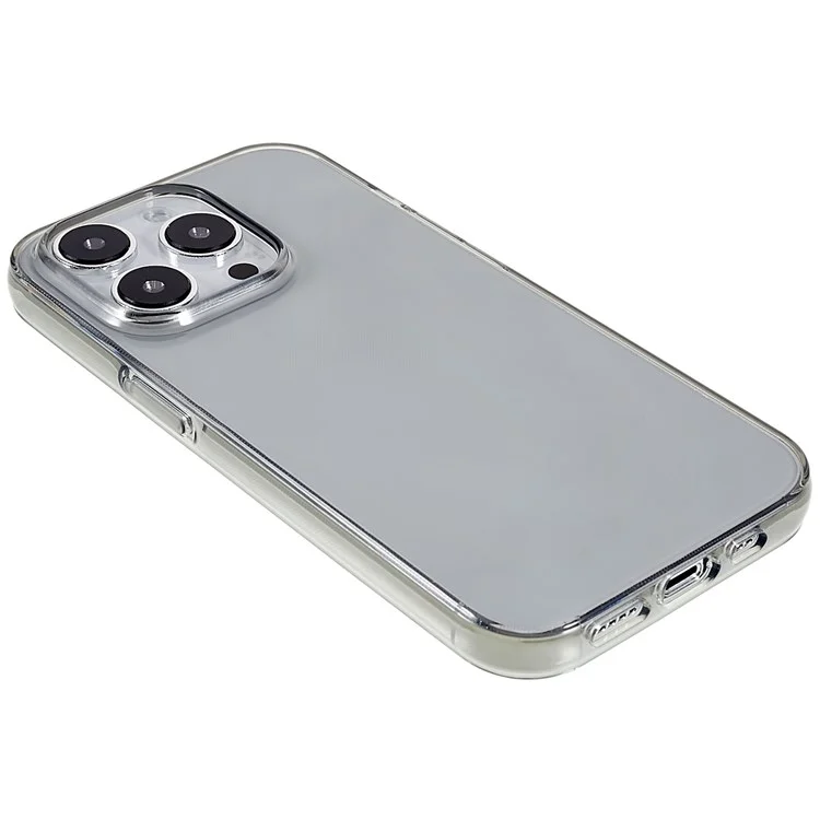 Custodia Telefonica Anti-scratch Per Iphone 14 Pro Max 6,7 Pollici, HD Clear TPU Good Protection Phone Shell - Nero Trasparente