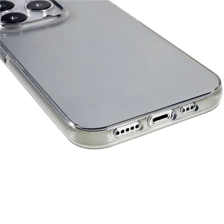 Custodia Telefonica Anti-scratch Per Iphone 14 Pro Max 6,7 Pollici, HD Clear TPU Good Protection Phone Shell - Nero Trasparente