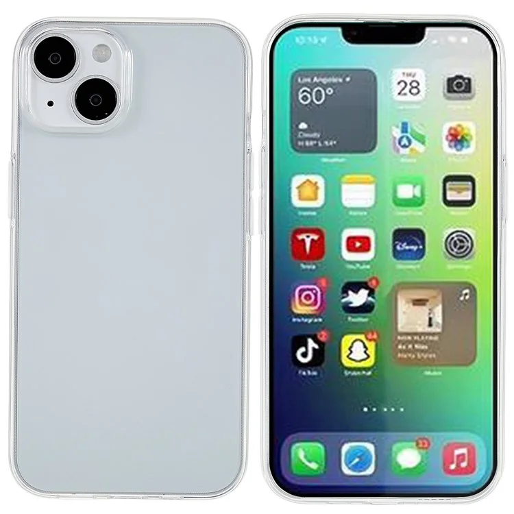Case De Téléphone Anti-poussière Pour IPhone 14 MAX 6,7 Pouces, Couverture De Téléphone Mobile High Transparency Good Protection - Transparent