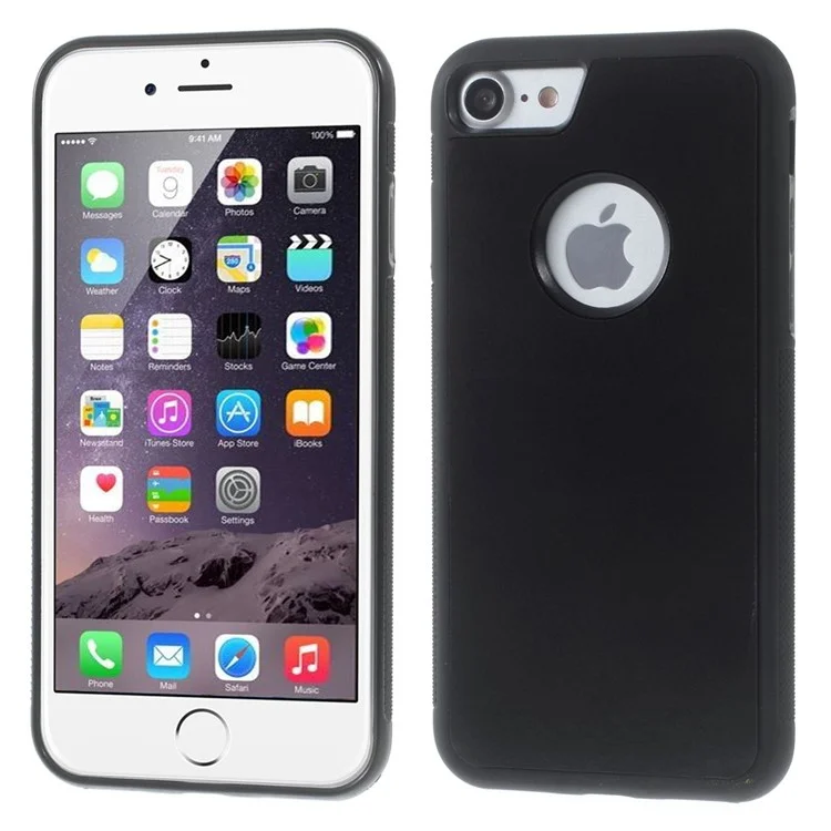 MYFONLO Magic Sticks Anti-Gravity Case for iPhone 7 4.7 inch / 8 4.7 inch Sitck to Mirror Hands-free - Black