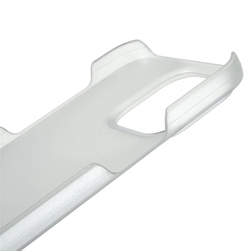 For iPhone 14 Pro 6.1 inch Hard PC Back Cover Anti-shock Rubberized Glossy Surface Protective Case - Transparent