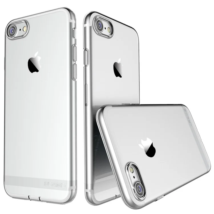 USAMS Primary Color Series Clear TPU Cover for iPhone 7 4.7 inch - Transparent
