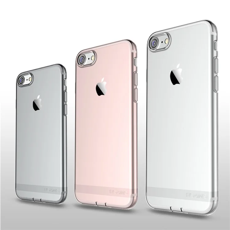 USAMS Primary Color Series Clear TPU Cover for iPhone 7 4.7 inch - Transparent