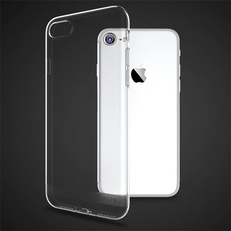 USAMS Primary Color Series Clear TPU Cover for iPhone 7 4.7 inch - Transparent