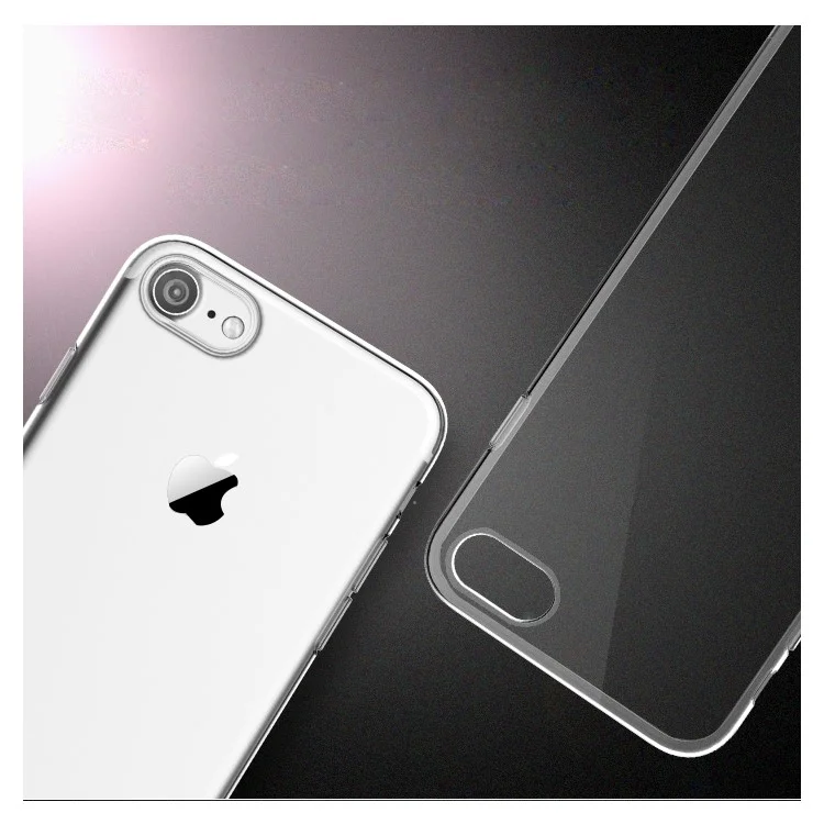 USAMS Primary Color Series Clear TPU Cover for iPhone 7 4.7 inch - Transparent