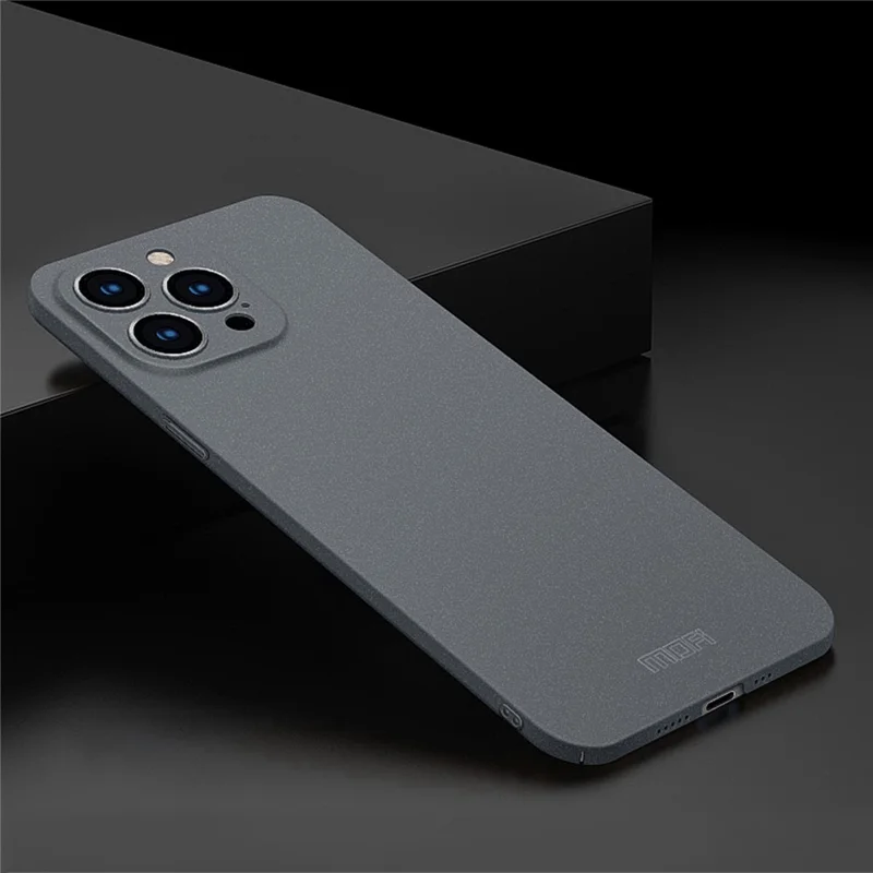 MOFI Shield Matte Series for iPhone 14 Pro 6.1 inch Anti-drop Hard PC Cover Slim Phone Case Protector - Grey
