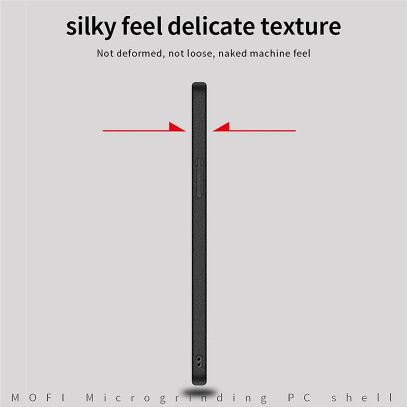 MOFI Shield Matte Series for iPhone 14 Plus 6.7 inch Drop Protection Phone Case Hard PC Back Cover - Grey