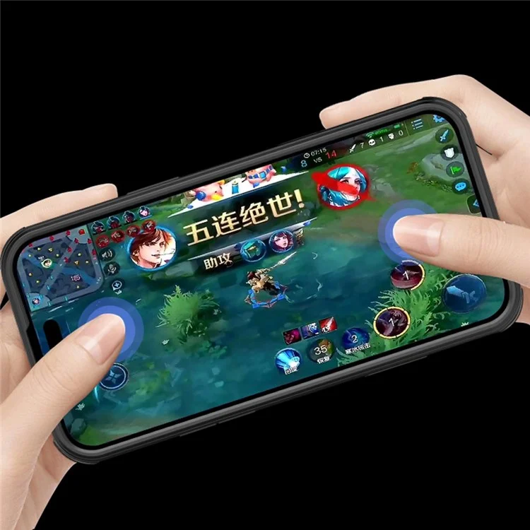 Für iPhone 14 Pro Anti-Kratzer HD Clear Phone Case Allround-Schutz Abnehmbare 2-in-1 Doppelseitige Gehärtetes Glas Handyhülle - Schwarz