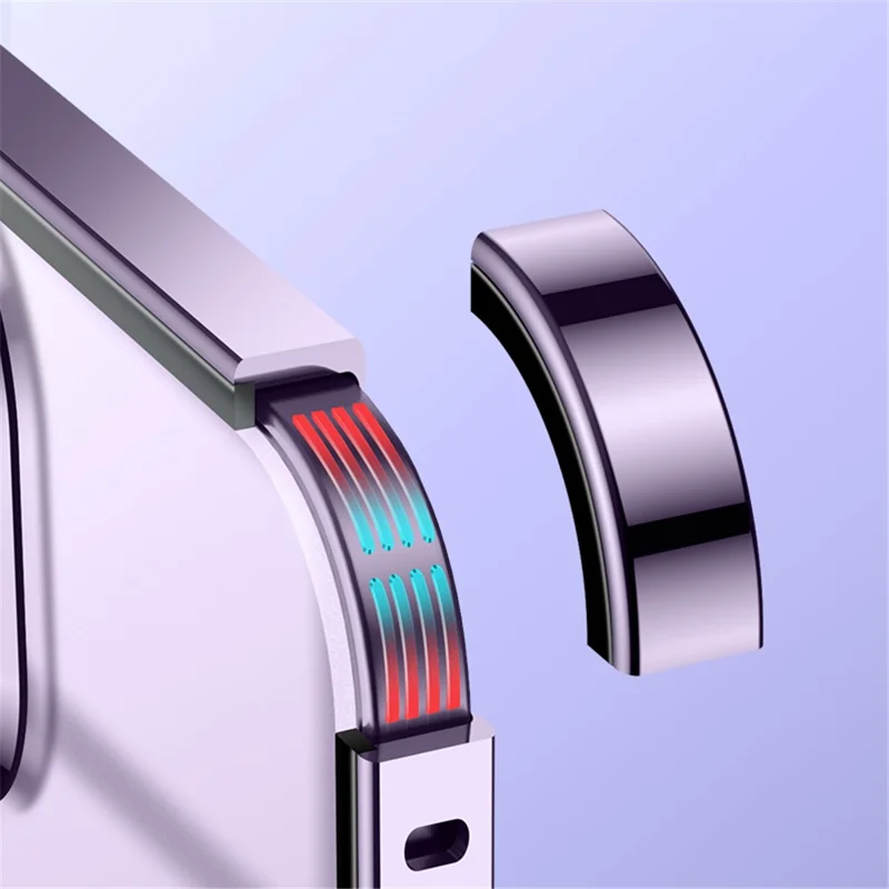 For iPhone 14 Plus Anti-fall Ultra Slim Phone Case Aluminium Alloy Bumper Frame Matte Cell Phone Protective Cover with Camera Lens Protector - Gold