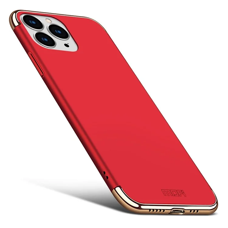 MOFI Guard Series Pour Iphone 13 Pro 6.1 Pouces Slim Back Cover Détachable 3-en-1 Électroque de Protection du PC Dur PC - Rouge