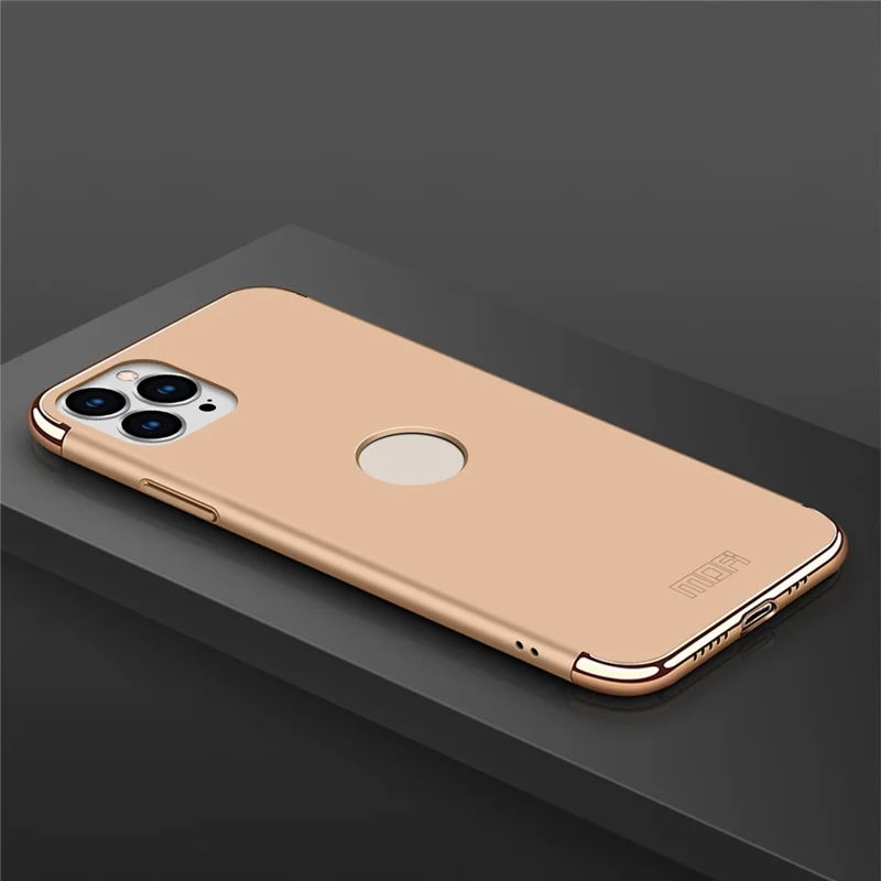 MOFI Guard Series For iPhone 13 Pro 6.1 inch Slim Back Cover Detachable 3-in-1 Electroplating Hard PC Protective Case - Gold