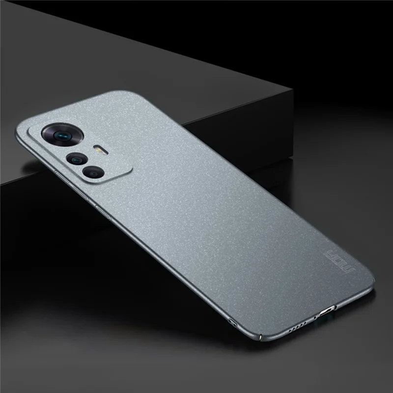 MOFI Shield Matte Series for Xiaomi 12T 5G / Redmi K50 Ultra 5G Hard PC Back Cover Anti-fingerprint Drop-proof Phone Case - Grey