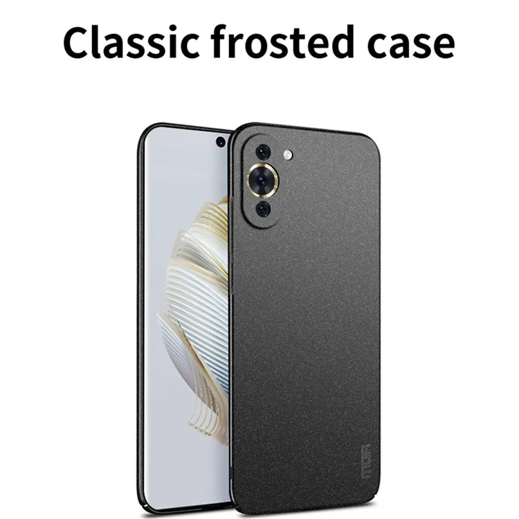 MOFI Shield Matte Series para Huawei nova 10 Pro 4G Cubierta Trasera Dura de PC Resistente a Rasguños Funda Protectora de Teléfono - Negro
