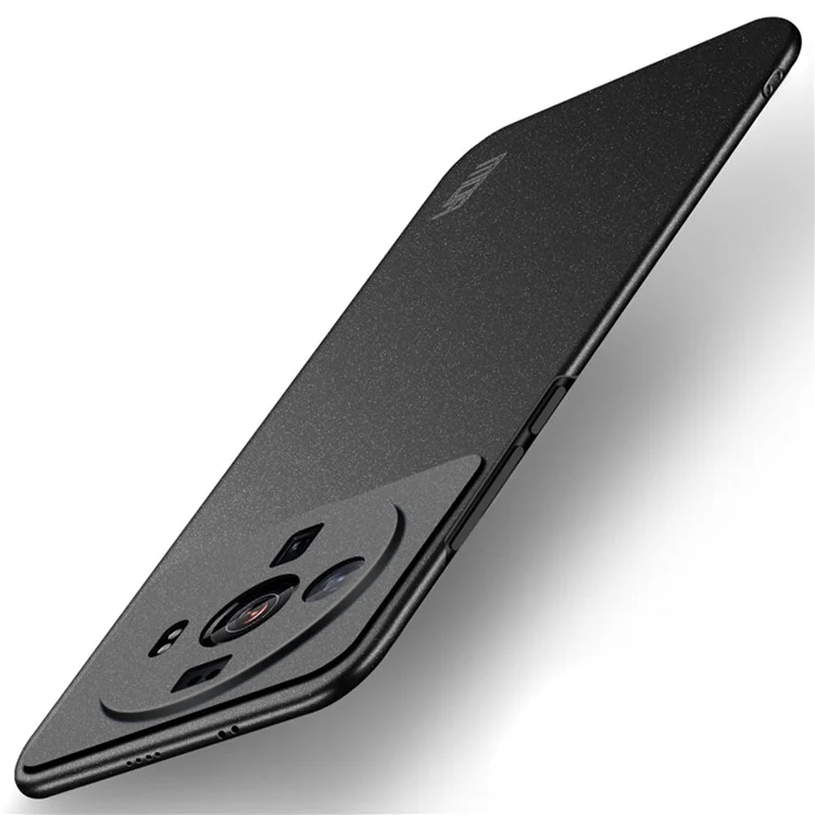 MOFI Shield Matte Series for Xiaomi 12S Ultra 5G Hard PC Back Cover Shock Absorbing Phone Protector Case - Black