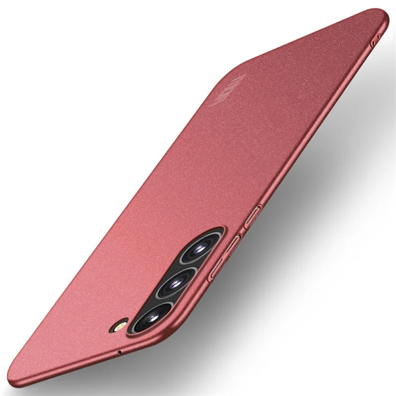 MOFI Shield Matte Series for Samsung Galaxy S23 Hard PC Phone Case Anti-fingerprint Drop-proof Cover - Red