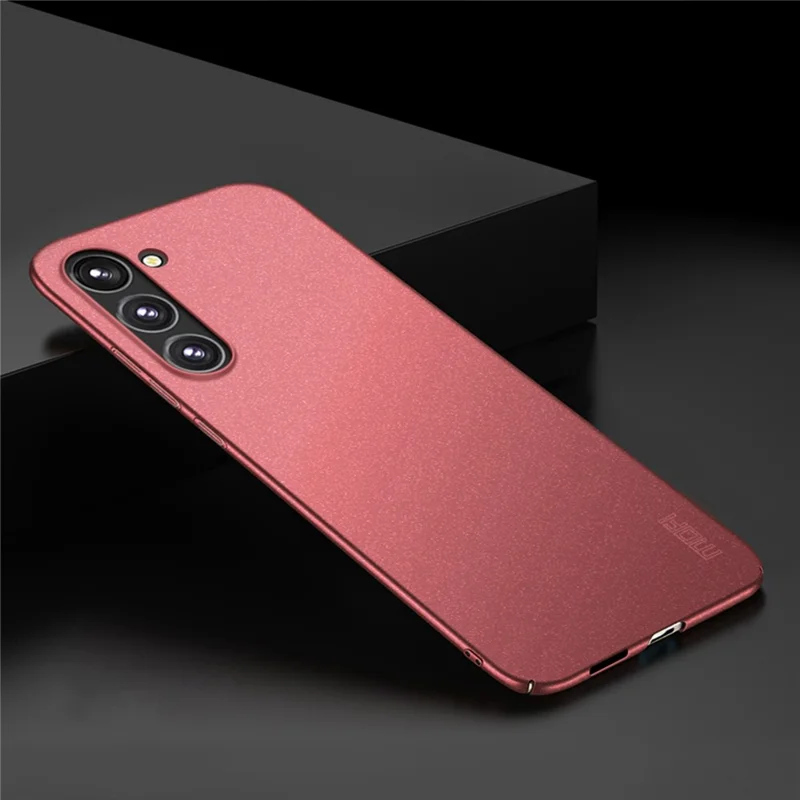 MOFI Shield Matte Series for Samsung Galaxy S23 Hard PC Phone Case Anti-fingerprint Drop-proof Cover - Red