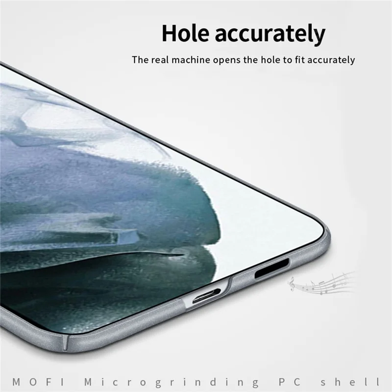 MOFI Shield Matte Series for Samsung Galaxy S23 Hard PC Phone Case Anti-fingerprint Drop-proof Cover - Red