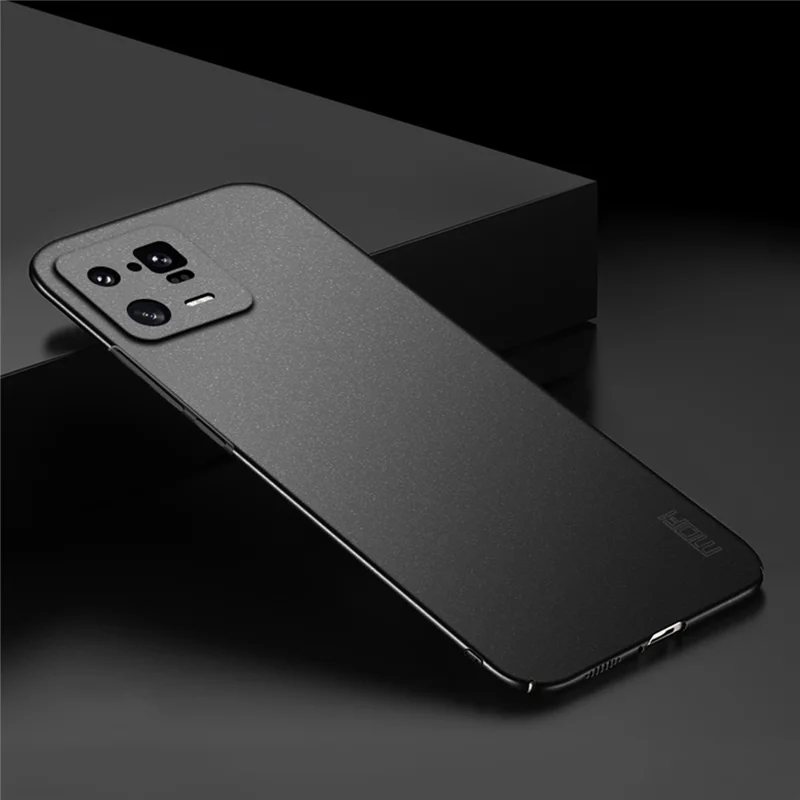 MOFI Shield Matte Series For Xiaomi 13 Pro 5G Cell Phone Protective Case Anti-Scratch Frosted Hard PC Back Cover - Black