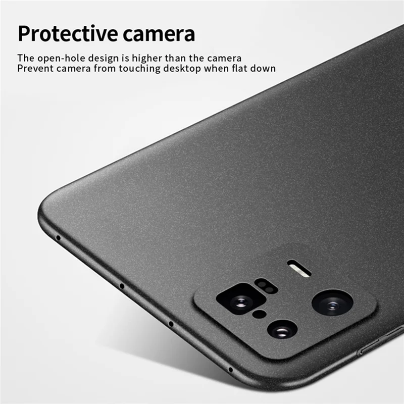 MOFI Shield Matte Series For Xiaomi 13 Pro 5G Cell Phone Protective Case Anti-Scratch Frosted Hard PC Back Cover - Black