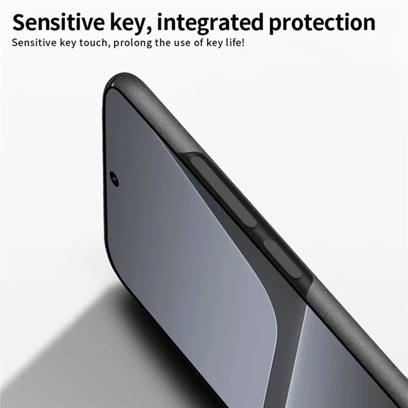 MOFI Shield Matte Series For Xiaomi 13 Pro 5G Cell Phone Protective Case Anti-Scratch Frosted Hard PC Back Cover - Blue